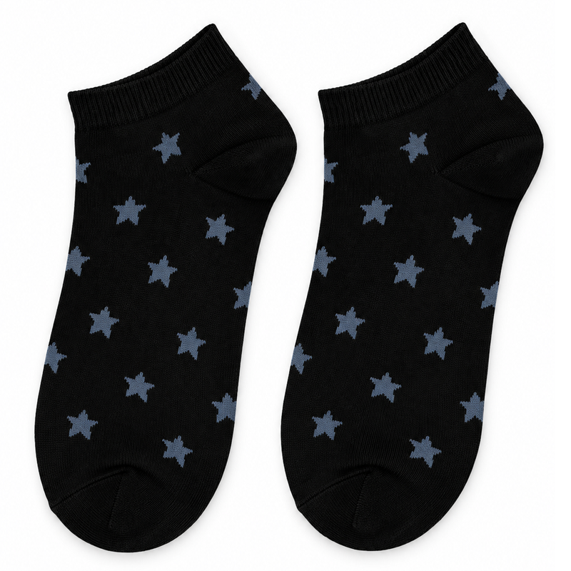 NIGHT SKY STAR ANKLE SOCKS