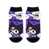 KUROMI PURPLE HEARTS ANKLE SOCKS