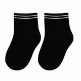 SHIMMER BLACK RIBBED SOCKS (6-24 MONTHS)