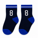 JUNIOR EIGHT NAVY & BLUE SPORT SOCKS (2-4 Years)