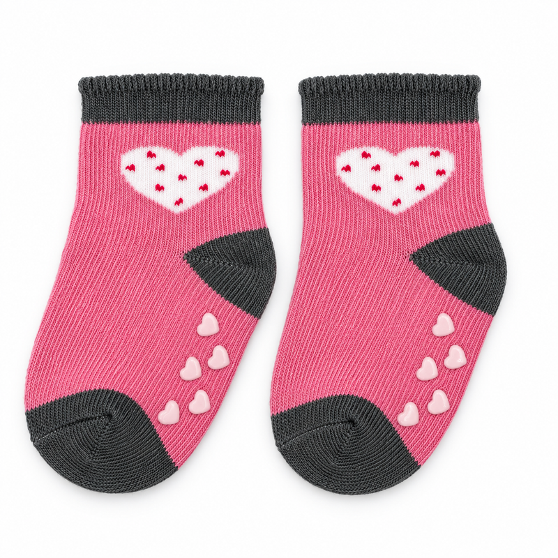 SWEETHEART BABY GRIP SOCKS (0-6 MONTHS)