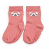 CORAL KITTY ANTI SLIP SOCKS (6-24 MONTHS)