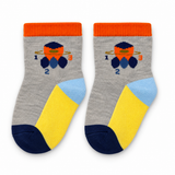COLORBLOCK ROCKET SOCKS (6-24 MONTHS)