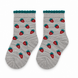 SWEET STRAWBERRY BABY SOCKS (0-6 MONTHS)