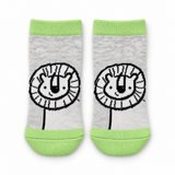 HAPPY LION LIME TRIM SOCKS (6-24 MONTHS)
