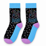 GAME ON HARD GAMER KIDS SOCKS (5-10 YEARS)