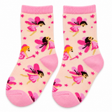 PINK FAIRY GARDEN KIDS SOCKS (5-10 YEARS)