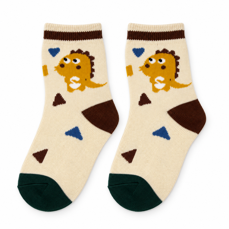 LITTLE DINO ADVENTURE KIDS SOCKS (5-10 YEARS)