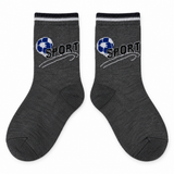 SOCCER SPORT CHARCOAL KIDS SOCKS (5-10 YEARS)