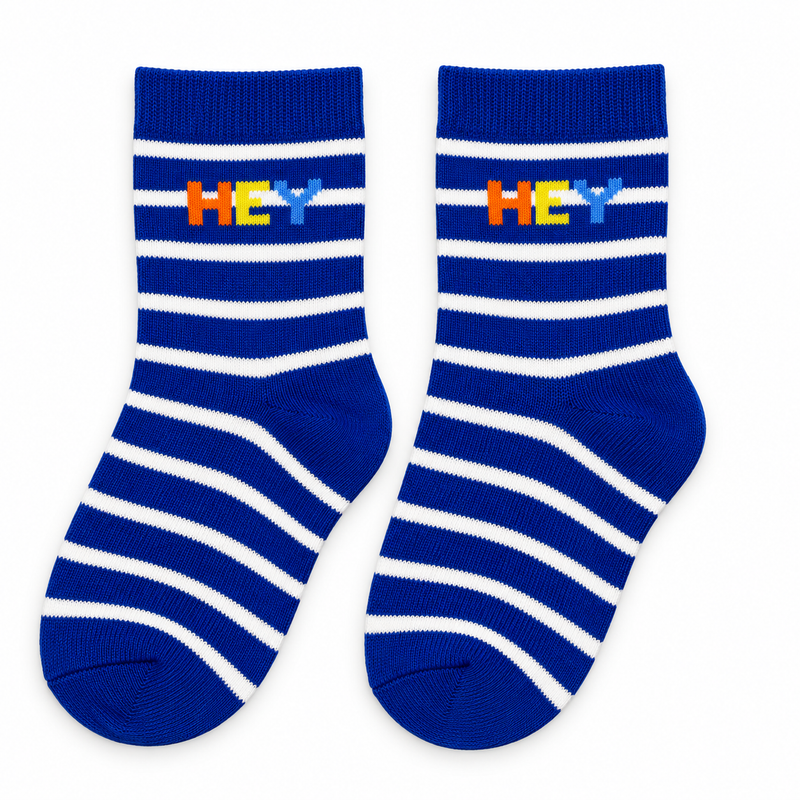 HEY THERE STRIPED KIDS SOCKS (2-4 Years)