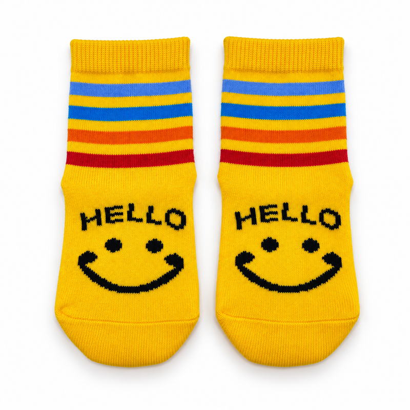 SUNNY HELLO SMILEY KIDS SOCKS (2-4 Years)