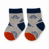 TINY TRAFFIC CAR BABY SOCKS (0-6 MONTHS)