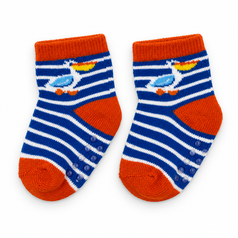 LITTLE PILOT GRIP BABY SOCKS (0-6 MONTHS)