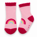 PINK RAINBOW POP BABY SOCKS (0-6 MONTHS)
