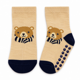 TEDDY BUDDY GRIP BABY SOCKS (0-6 MONTHS)