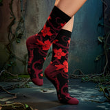 STRANGER THINGS VINE GOTHIC CREW SOCKS
