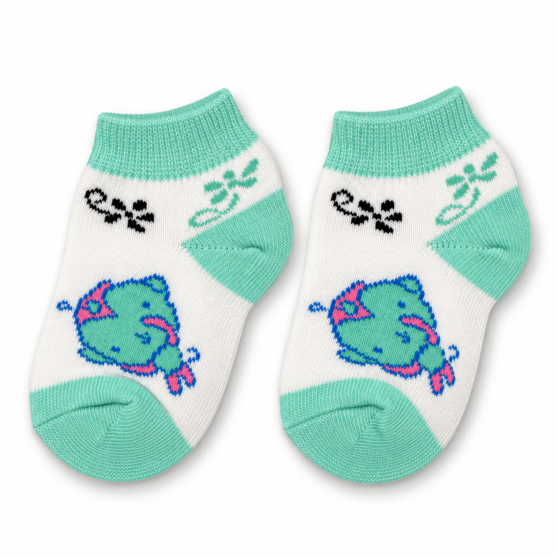 CUTE MONKEY BABY SOCKS (0-6 MONTHS)