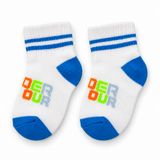 BLUE VARSITY STRIPE SOCKS (6-24 MONTHS)