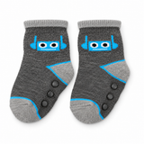 LITTLE BLUE ROBOT ANTI SLIP SOCKS (6-24 MONTHS)