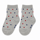 MINI RED NAVY POLKA DOT SOCKS (6-24 MONTHS)