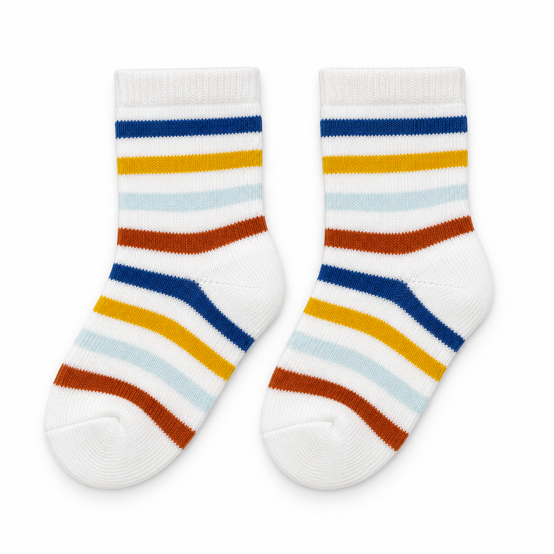 BRIGHT HORIZON STRIPE SOCKS (6-24 MONTHS)
