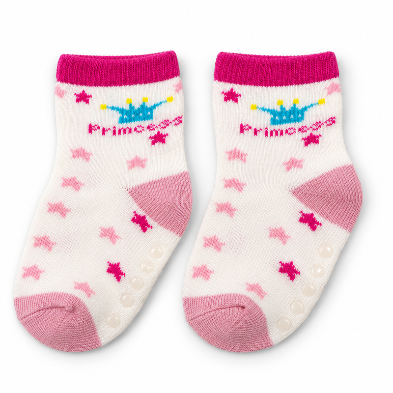 LITTLE PRINCESS CROWN ANTI SLIP SOCKS (6-24 MONTHS)