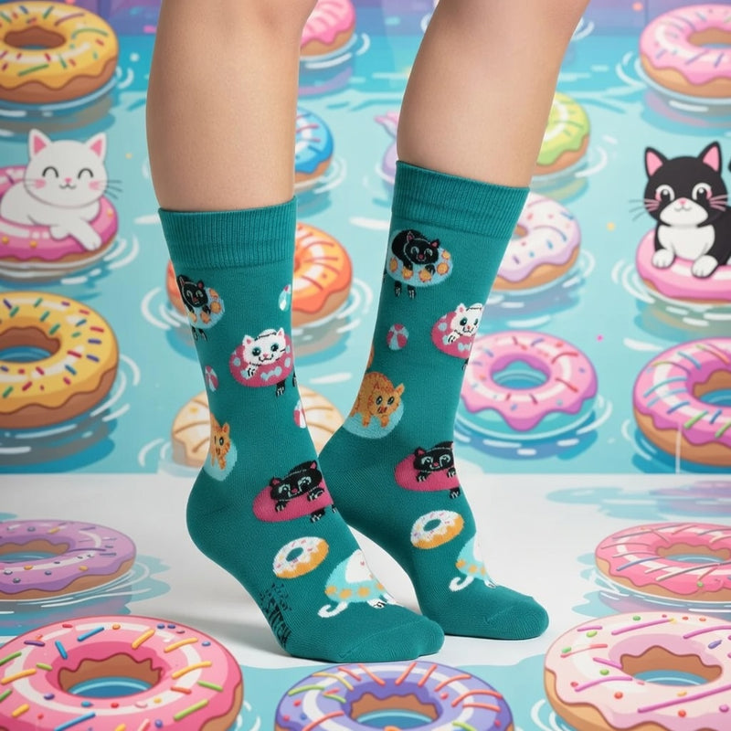DONUT POOL SIDE CAT PARTY CREW