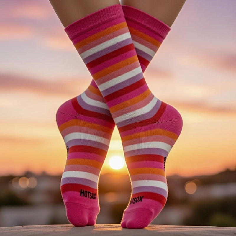 SUNSET STRIPED SOCKS