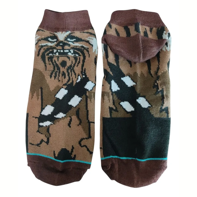 STAR WARS CHEWBACCA CAMO ANKLE SOCKS (BROWN)
