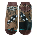 STAR WARS CHEWBACCA CAMO ANKLE SOCKS (BROWN)