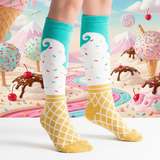 ICE CREAM DREAM KIDS KNEE HIGH SOCKS