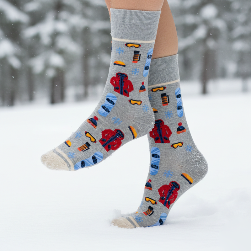 SNOWBOARDER CREW SOCKS