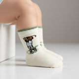 RL POLO POLO BEAR GOLF CREW SOCKS (0-2YRS)