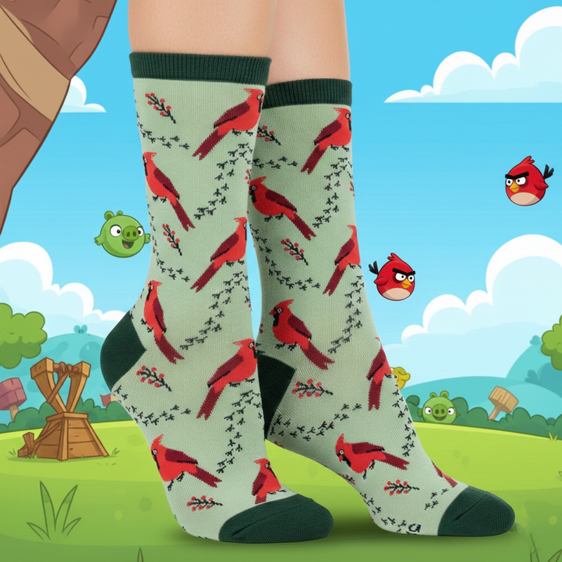 CARDINAL TRACKS SOCKS