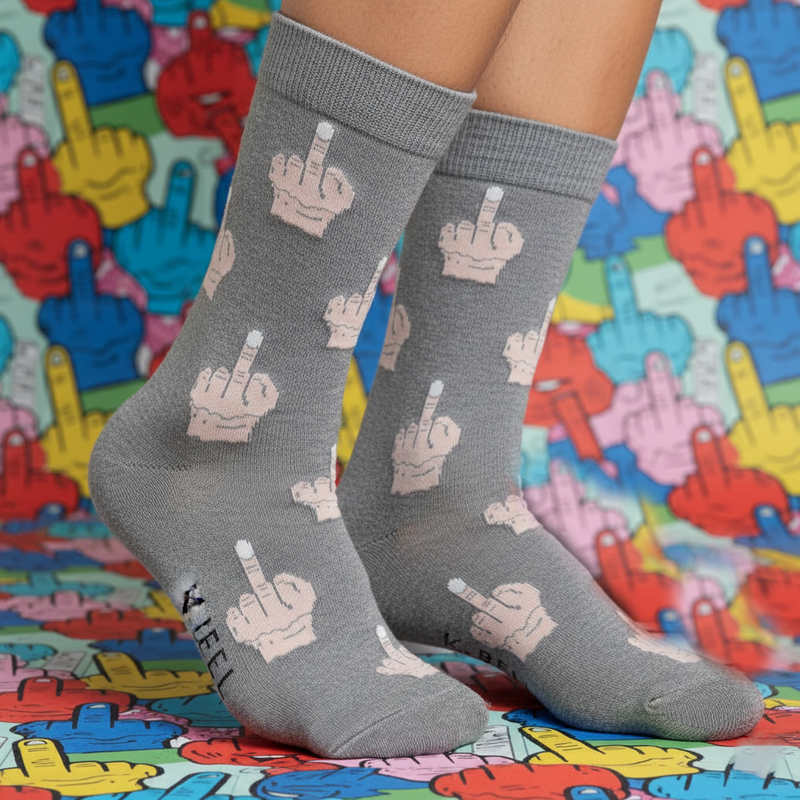 MIDDLE FINGER SOCKS