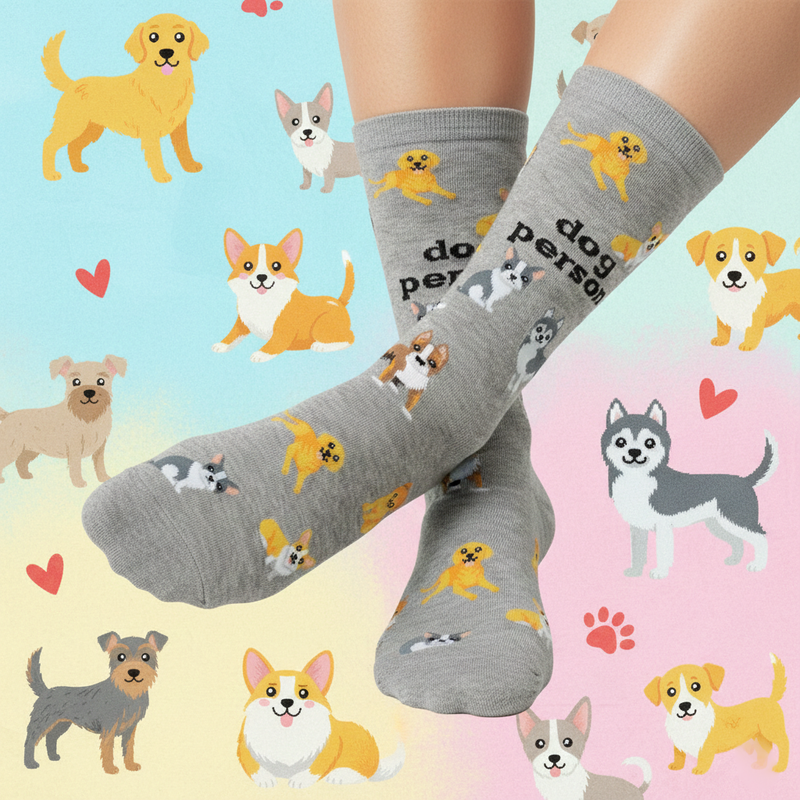 DOG PERSON SOCKS