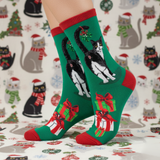 CAT BUTT CHRISTMAS SOCKS