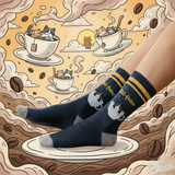 CAT-FEINE CREW SOCKS