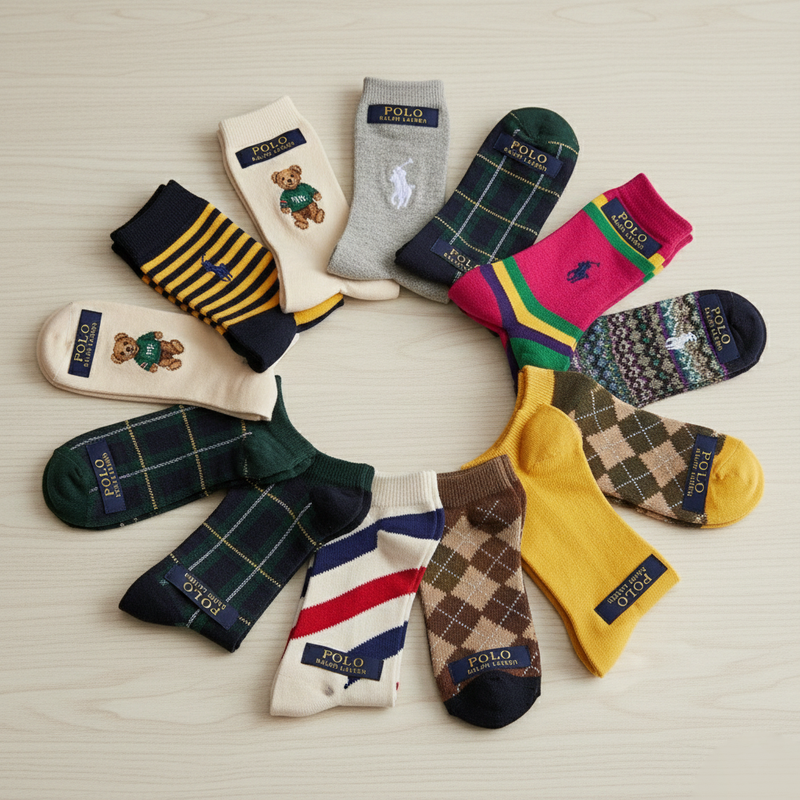 POLO RALPH LAUREN MYSTERY BOX 10 PAIRS