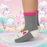 MAGICAL UNICORN FUZZY SLIPPER WARM SOCKS (5-15yrs)