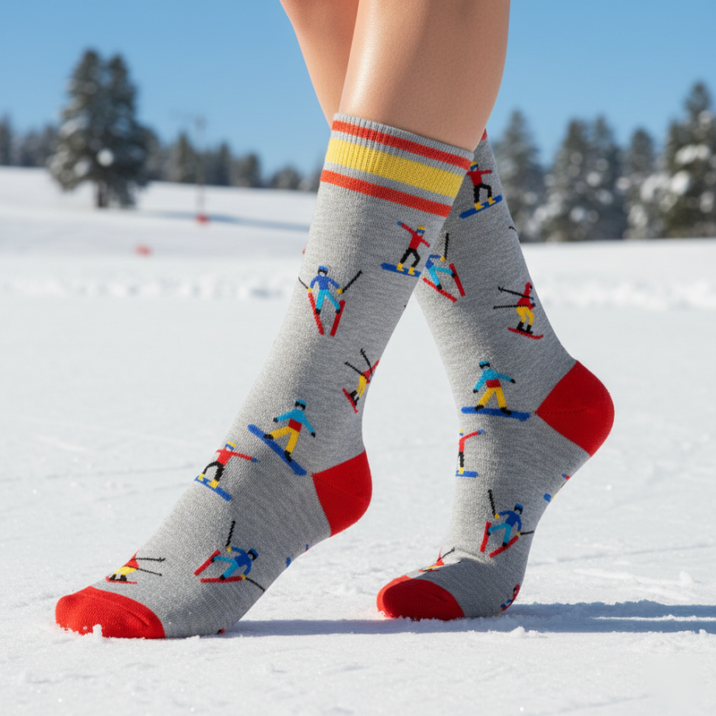 SKIERS CREW SOCKS