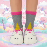 MAGICAL UNICORN FUZZY SLIPPER WARM SOCKS (5-15yrs)