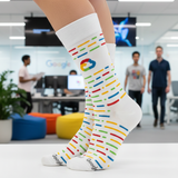 GOOGLE CLOUD SERVER RAINBOW DASH CREW SOCKS