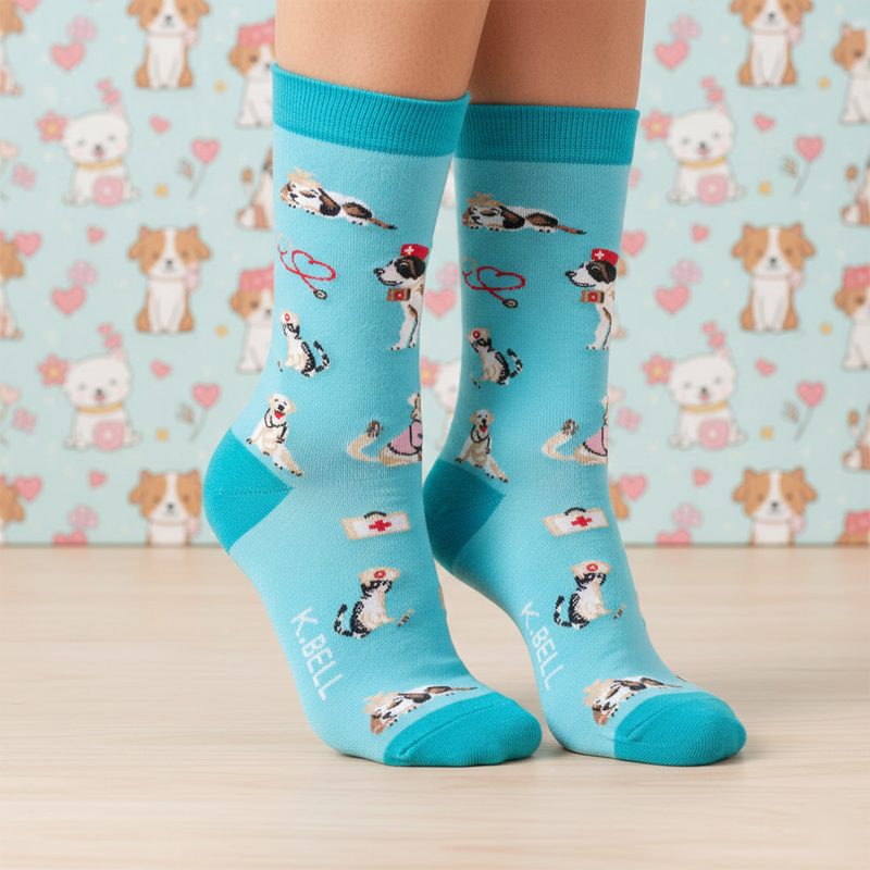 VETERINARIAN WOMEN'S CREW SOCKS