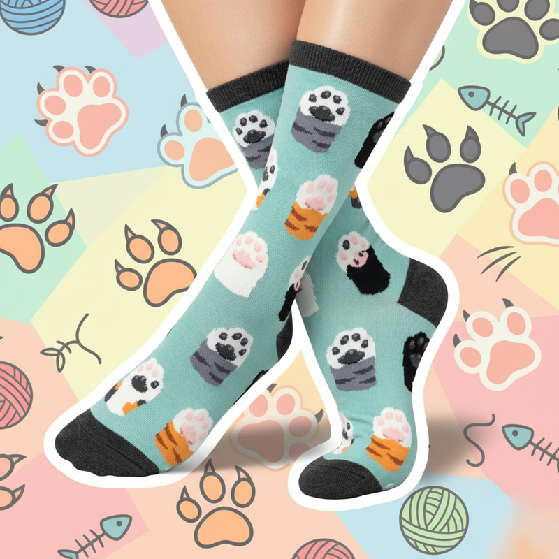 CAT PAWS SOCKS