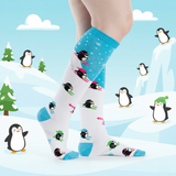 DOWNHILL PENGUINS KNEE HIGH SOCKS