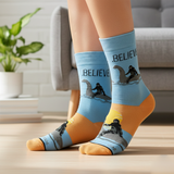 "I BELIEVE" BIGFOOT & NESSIE SOCKS