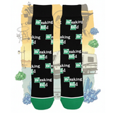 BREAKING BAD LOGO PATTERN CREW SOCKS