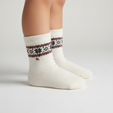 RL POLO COZY CABIN FAIR ISLE CUFF SOCKS (2-5yrs)