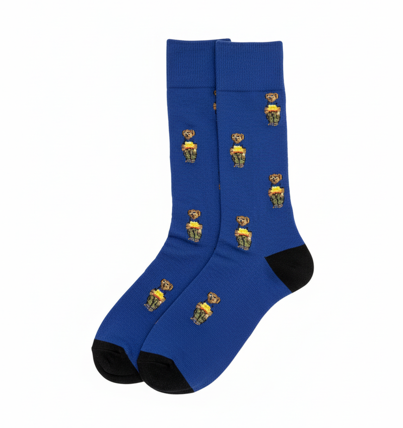 RL POLO BEAR ALL-OVER SOCKS